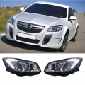 Μπροστινά Φανάρια Set Για Opel Insignia 08-12 TRU DRL Μαύρα H7 Carner - Headlights - Xenon - Bulbs